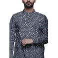 thumbnail image 3 of Atasi Designer Kurta Pajama For Men Printed Angrakha Kurta Set Summer Clothing, 3 of 3