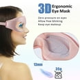 thumbnail image 3 of Rewera Schlafmaske Frauen 3D Schlafbrille Damen bequem Augenmaske Schlafmaske, 3 of 6