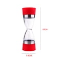 thumbnail image 4 of Advancent Molinillo Manual de sal y pimienta de acero inoxidable de alta calidad, molinillo 2 en 1, núcleo de cerámica, herramienta portátil para moler Cocina y Comedor rojo Advancent HA0729-02B, 4 of 6