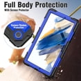 thumbnail image 6 of HXCASEAC Case for Samsung Galaxy Tab A9+/ A9 Plus Case 11 Inch, Protective with Screen Protector/Hand Strap/Pen Holder, Sturdy Shockproof Galaxy A9 Plus Tablet Case 2023 SM-X210/X216/X218 - Black, 6 of 8