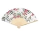 thumbnail image 2 of 8.27 pulgadas (21 cm) Sakura Floral plegable de mano plegable de seda de mano vintage 白色 小 碎花 Zulema Abanico floral de mano, 2 of 8