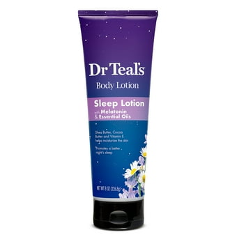 Dr Teal's Body Lotion,  Lotion with Melatonin & Essential Oils, 8 fl oz