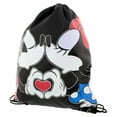 thumbnail image 4 of Disney Mickey & Minnie Black Nylon Drawstring Tote, 4 of 4