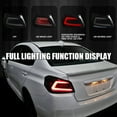 thumbnail image 2 of Spec-D Tuning Black Smoke LED Tail Lights w/ White Sequential LED Tube Compatible with 2015-2021 Subaru WRX / WRX STI  Left + Right Pair Assembly, 2 of 6