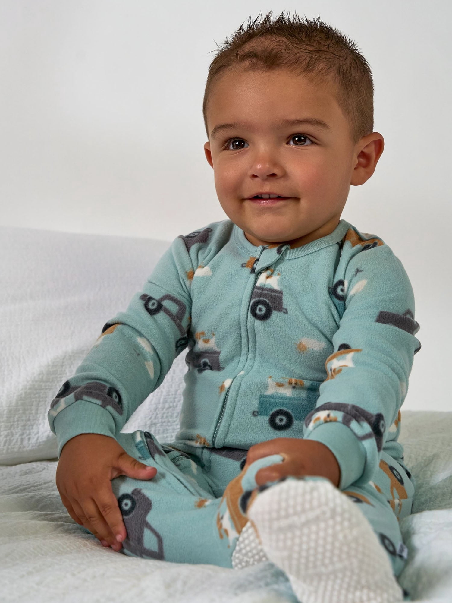 Gerber Baby and Toddler Neutral Microfleece 2-Way Zipper Blanket Sleeper Pajamas, 2-Pack, Sizes 0/3 Months - 5T