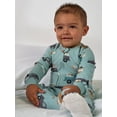 thumbnail image 2 of Gerber Baby and Toddler Neutral Microfleece 2-Way Zipper Blanket Sleeper Pajamas, 2-Pack, Sizes 0/3 Months - 5T, 2 of 17