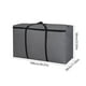 thumbnail image 3 of Bolsa de Almacenamiento de Tela Reforzada Extra Grande 100x58x28cm, Impermeable, Cremallera Resistente, Ventana de PVC Transparente, Negra o Gris, 1 Unidad, 3 of 6