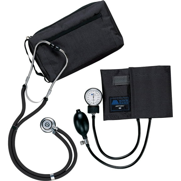 Medline Sprague Rappaport Stetho/sphyg Combo - For Blood Pressure - Latex-free - Black