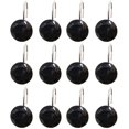 thumbnail image 2 of "Cheers.US 12Pcs/Set Rhinestone Decorative Shower Curtain Hooks Rings Rust Proof Stainless Steel Rod Hangers Acrylic Crystal Decorative Shower Curtain Hooks for Bathroom", 2 of 3