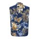 thumbnail image 4 of Camiseta sin mangas con cuello vuelto para hombre, estilo informal, a la moda, con estampado, cuello vuelto, sin mangas, bolsillos, deportiva, de poliéster, 4 of 5