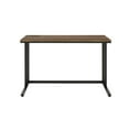 thumbnail image 4 of Hassch Modern Industry Writing Desk Computer Table with Built-in USB Port & Plug, Black Frame & Brown Desktop, 4 of 5