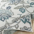 thumbnail image 5 of Hauteloom Neon Living Room, Bedroom Patio Outdoor Area Rug - Traditional, Transitional - Pale Blue, Taupe, White - 7'3" x 10'6", 5 of 12