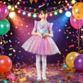 thumbnail image 2 of Girls Party Dress 15-16 Years enchanting Permances Sparkling Sequins Evening Gown Clothes Set, 2 of 4