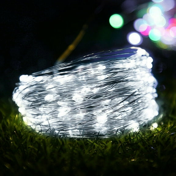 5m/10m/20m Ultra Long 50/100/200 LEDs LED String Lights, Waterproof Deck/Porch/Ceiling Copper Lights, Indoor Decorative Lights for Bedroom,Patio,Garden,Party,Christmas Tree