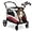 Rouge, variante sur Garvee Poussette pour Grands Chiens jusqu'à 88 Lb, Poussette pour Animaux Pliable avec Roues Pivotantes à 360°, Absorption des Chocs, Coussinet Amovible et Lavable pour Voyage et Usage Extérieur, Noir