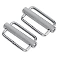 thumbnail image 1 of 2Pcs Slide Buckle 316 Stainless Steel Rectangle Adjustable Knurled Roller Belt Buckles for Fasteners Strap Backpack DIY Webbing Accessories, 1 of 8