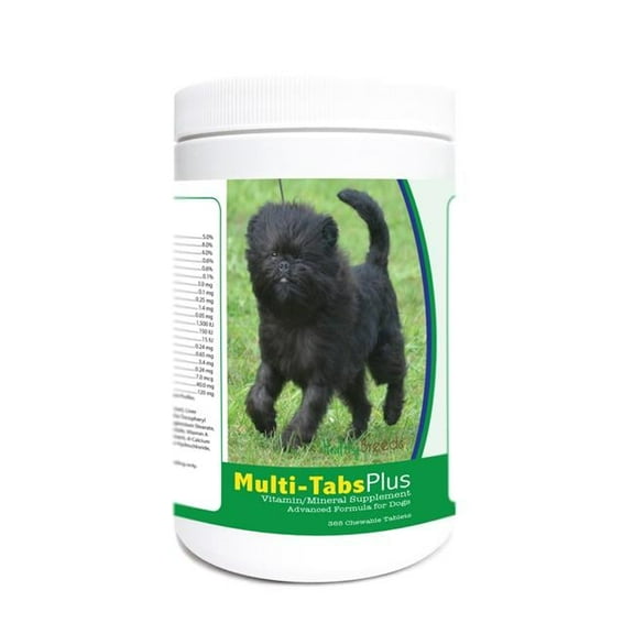Healthy Breeds 840235171508 Affenpinscher Multi-Tabs Plus Chewable Tablets - 365 Count