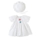 thumbnail image 1 of Gibobby Mameluco niña Ropa para bebé recién nacido, mono de encaje, mono con volantes, mono de manga corta, conjunto de trajes para(Blanco, 9-15 Meses), 1 of 5