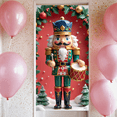 thumbnail image 3 of Festive Design Nutcracker Banner Christmas Decoration Themed Holiday Decor for Indoor Celebration Seasonal Event Home Festivities, 3 of 9