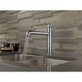 thumbnail image 1 of Delta Faucet Trinsic Pull Out Kitchen Faucet, Black Kitchen Sink Faucet, Kitchen Faucet with Pull Out Sprayer, Diamond Seal Technology Matte Black 4159-BL-DST, 1 of 3