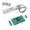 thumbnail image 2 of Load Cell Weight Sensor 1KG 2KG 3KG 5KG 10KG 20KG HX711 AD Module Aluminum Alloy Weighing Pressure Sensor Electronic Scale, 2 of 7