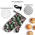 thumbnail image 3 of Naloa Lilies Flowers Oven Mitts and Pot Holders 4 pcs Set, Cooking Baking Grilling Kitchen Oven Glove for Cooking, 3 of 6