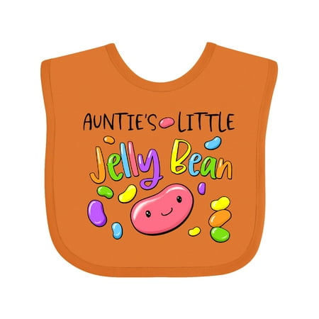 

Inktastic Aunties Little Jellybean Cute Easter Candy Gift Baby Boy or Baby Girl Bib