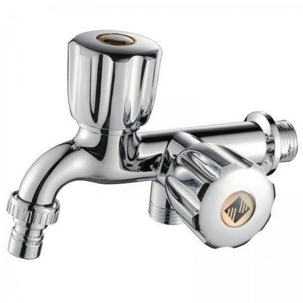 Grifo para lavadora,Grifo de agua para lavadora,grifo para fregadero de cocina,Grifo de agua para jardín,grifo para lavabo,grifo de agua,Grifo de agua con doble caño y doble manija,Grifo de