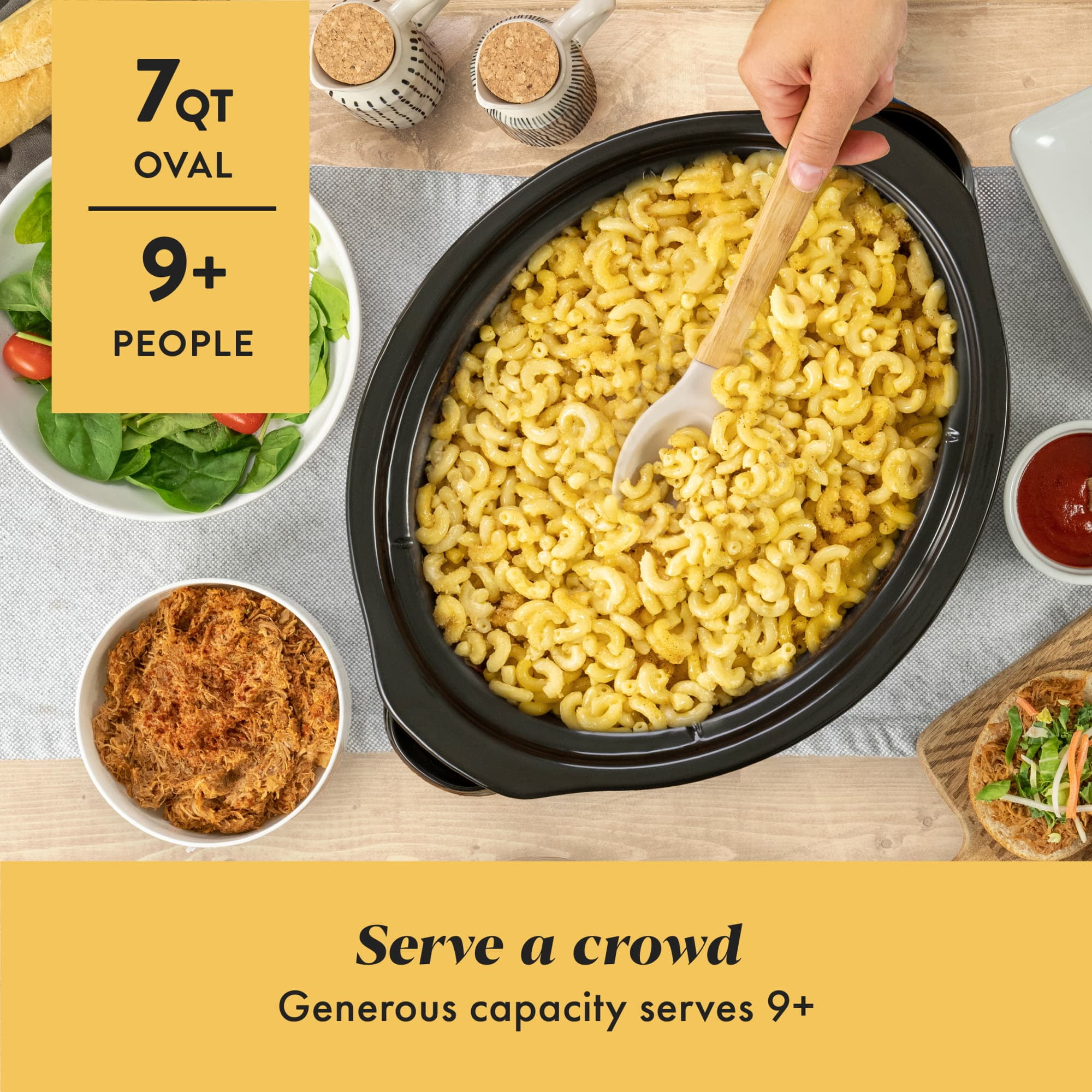 Crockpot 6.0-Quart Cook & Carry Slow Cooker, Programmable, Stainless Steel