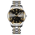 thumbnail image 2 of Resicozy Wrist Watches for Unisex Fashion Casual Quartz Watch Stainless Steel Watch with Day Date D, 2 of 3