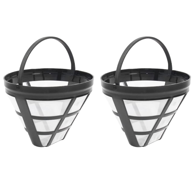 Cesta reutilizable para cafetera con filtro Doumneou, paquete de 2 unidades, número 4