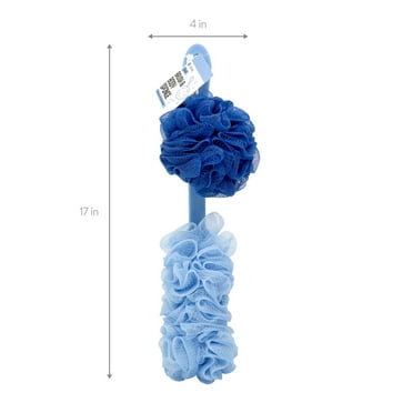 Walmart Mesh Back Brush & Mesh Sponge, Blue, 1 Count