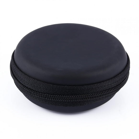 Earphone Bag, Portable Earphone Bag Unique Earphone Round Bag, Fit Your Small Electronic Devices For Memory Cards U Disk USB Cable Earphones