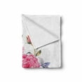 thumbnail image 2 of Floral Soft Flannel Fleece Blanket, Romantic Watercolor Bouquet with Buds of Roses and Wildflowers Vintage Botany Theme, Cozy Plush for Indoor and Outdoor Use, 50" x 60", Multicolor, by Ambesonne, 2 of 6