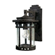 Maxim 3131 Santa Barbara 10" 1 Light Wall Sconce - Sienna / Seedy Glass