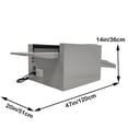 thumbnail image 2 of 13" Digital Electric Creasing and Perforating Machine High-speed Paper Creasing Machine with Perforating Function 110V, 2 of 21