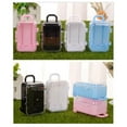 thumbnail image 6 of 2X Pink Mini Roller Travel Suitcase Candy Box Personality Wedding Candy Box Luggage Trolley Case Candy Toy, 6 of 10