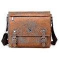 thumbnail image 1 of Weixier D246 Men#39;s Travel Messenger Office Crossbody Bag Tablet Briefcase Computer College Satchel Bag - Light Brown, 1 of 1
