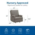 thumbnail image 4 of Baby Relax Salma Rocker Recliner Chair, 4 of 5