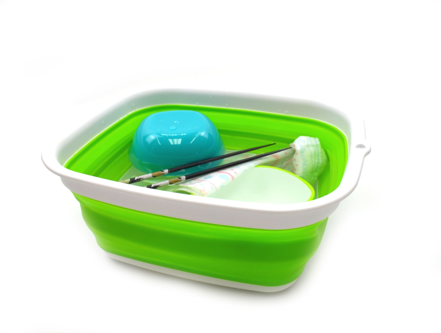 SAMMART 7.7L (2.03 Gallon) Collapsible Tub Foldable Dish Tub