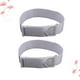 thumbnail image 5 of 2 brazaletes para camisa, no ajustables, unisex, para hombre y mujer (blanco), 5 of 5