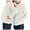 White, variant on Staki Baby Winter Coat Girls Puffer Vest Stand Collar Sleeveless Warm Jacket Cute Outerwear(Dark Green,3-5 Years)