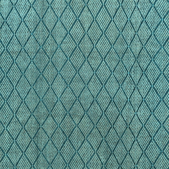Ahgly Company Indoor Square Abstract Light Blue Modern Area Rugs, 6' Square