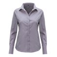 thumbnail image 1 of Premier - Camisa entallada de manga larga para mujer (Acero), 1 of 1