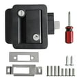 thumbnail image 1 of RV Trailer Camper Entry Door Lock RV Door Lock Replacement Double Open Door With Deadbolt Computer Key Door Handle 2 Keys Blac ,Effortless Installation, 1 of 6