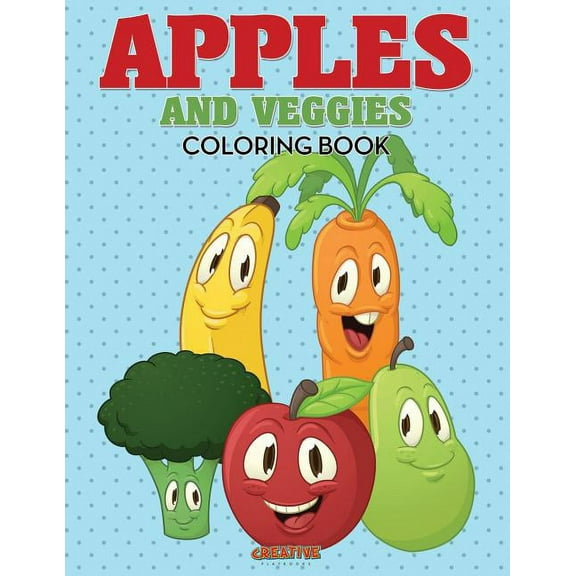 Apples and Veggies Coloring Book (Paperback)