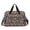 brown, variant on Leopard Print Carry on Travel Duffle Bag, Large Capacity Weekender Overnight Bags for Women, Yoga & Gym Tote Bag with Adjustable Strap