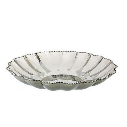 Classic Touch MDFD57 Round Flower Shaped Tray