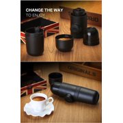 Condensed Portable Mini Coffee Machine – Capsule Black, Compact Travel-Friendly