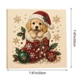 thumbnail image 3 of Kojanyu DIY Christmas Pearl Bead Painting Kit, Framed Canvas Rhinestone Art Set with Instructions, Holiday Crafts for Adults Home Wall Decor Gift., 3 of 6